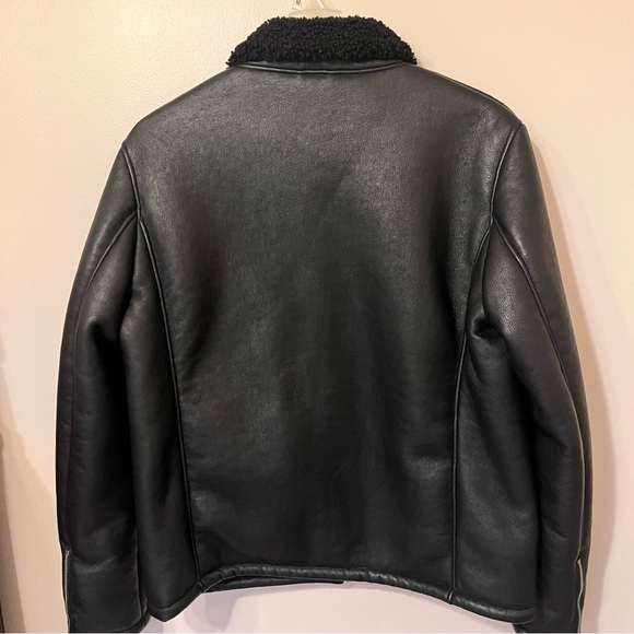 Karl Lagerfeld Men’s Faux Leather Jacket - Picture 2 of 11